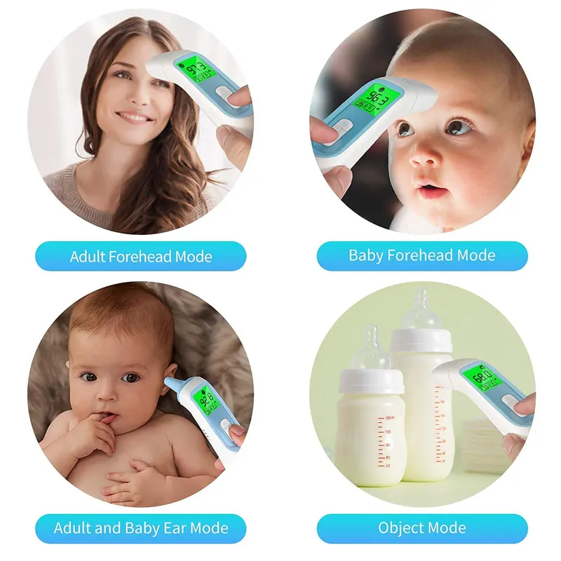 Huishoudelijke Thermometer Digitale Contactloze Baby Thermometer Oor Voorhoofd Koorts Thermometer Infrarood