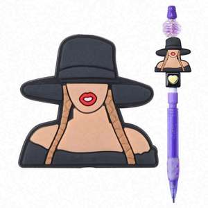 2025 nuevo diseñador Focal Beads Stitch cuentas Focal de silicona para hacer bolígrafos cuentas Focal personalizadas Golden Girls - Product Image 6