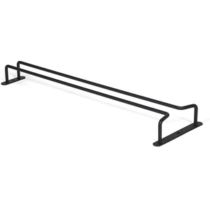 Grandes copas de vino de vidrio de hierro negro Rack debajo del Gabinete de cocina, titular de Bar de almacenamiento estantes - Product Image 3