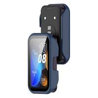 Funda protectora completa para HUAWEI Band 10/9/8 Carcasa dura de PC antiarañazos a prueba de golpes con protector de pantalla transparente HD