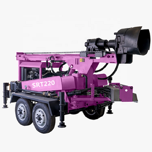 Hydraulische Waterput Boorinstallatie Roterende Boorgat Aanhangwagen Gemonteerde <span class=keywords><strong>Wate</strong></span> Put Boormachine - Product Image 1