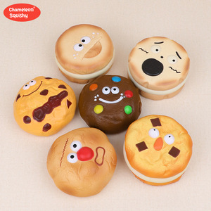 Chameleon <b>Squishy</b> Cookie Bread Stress Relief Toy Soft PU Fidget For Kids And Adults - Product Image 3