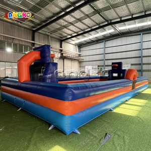 12x6m Outdoor Inflatable Football <strong>Soap</strong> Field Jumping Castle Field with Basketball <strong>Hoop</strong> for Kids Adults - Product Image 4