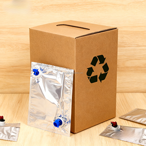 Bolsa de plástico PE aséptico de 25L en caja con grifo de lengüeta de válvula Recipiente flexible de 220L y bolsa de babero de 25L Bolsas duraderas de papel de aluminio - Product Image 5