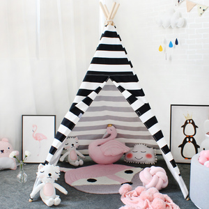 Casa de juego niño Casa de lona de algodón tipi <span class=keywords><strong>indio</strong></span> Inicio> comparar Producto> polos tienda playa caña tipi - Product Image 3