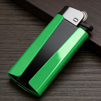 Briquet USB en métal personnalisé en gros, torche électrique à arc rechargeable moderne pour le camping, briquets en plastique
