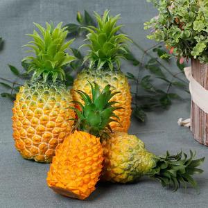 Décor de fête fruits artificiels décoration de supermarché photographie arrière-plan accessoires <span class=keywords><strong>faux</strong></span> <span class=keywords><strong>ananas</strong></span> en plastique <span class=keywords><strong>ananas</strong></span> - Product Image 2