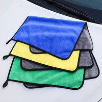 Produits automobiles du Zhejiang, serviette en microfibre 30*30 cm, serviettes de séchage pour voitures, chiffon de nettoyage avec logo personnalisé