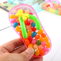 Wholesale Cartoon Shape Colorful Mix Fruity Flavor Sweet Sugar Soft Jelly Bean Candy in Box for Kids