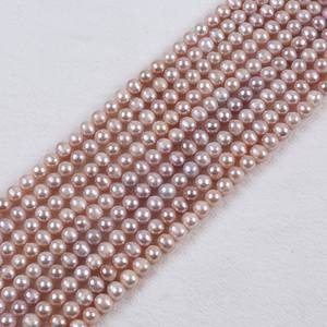 Perlas de Agua Dulce Naturales en Forma de Botón de 7-8 mm, Directamente del Fabricante, Cuentas Sueltas Casi Perforadas para Joyería Hecha a Mano, Semi-Acabadas - Product Image 4