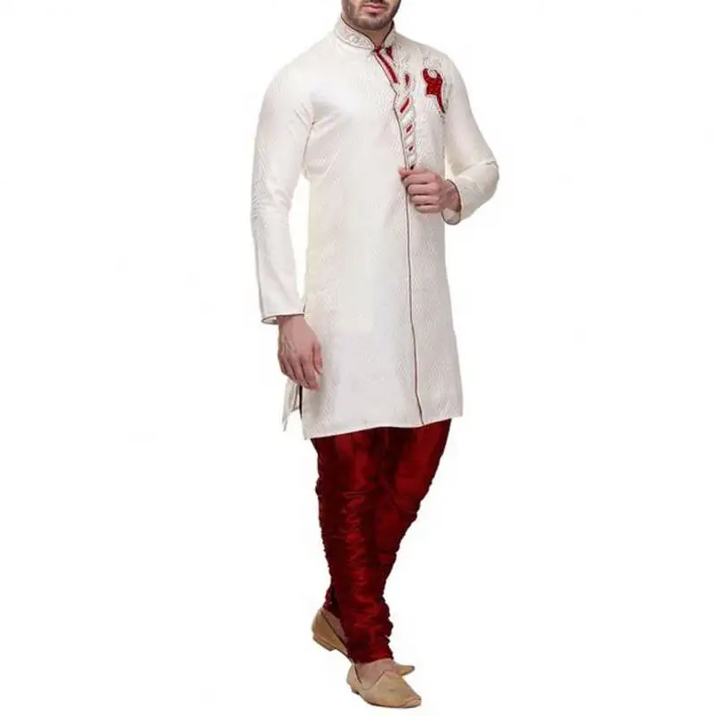 Лидер продаж, дешевый хлопок, Индия, Kurti, дизайн Kurta с свадебными куртами для мужчин