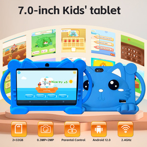 Custodia per Tablet con Supporto da Manubrio 7" Android 12 MTK 2GB 32GB Angolo Regolabile Videoconferenze a Mani Libere WiFi FM Type-C per Bambini - Product Image 2