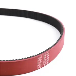 Top Quality Low Price Industrial Machine Endless Timing Belts Plus Red Plastic Timing Belt 1350-5m