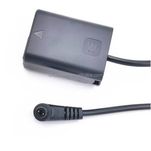 NP-FW50 Dummy Batterie AC PW20 Coupleur DC Mâle Connecteur D'alimentation Câble Spiralé pour <span class=keywords><strong>Sony</strong></span> Alpha 7 7R 7S NEX 3 <span class=keywords><strong>A33</strong></span> A55 A37 A6300 A6500 - Product Image 4