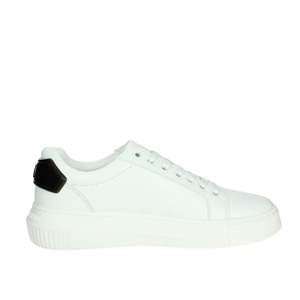 Calvin Klein Jeans Donna Sneakers Bianco Nero Zapatos Estilo Deportivo - Product Image 4
