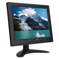 8 İnç Küçük LCD Renkli Video Monitörü VGA BNC AV HDMI Girişi PC CCTV Ev Güvenliği için