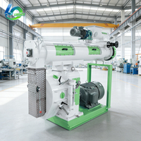 Máquina Procesadora de Alimentos para Ganado LUODATE de Gran Capacidad 11-15T/H, Molino de Pellets de Alta Calidad para la Elaboración de Alimento para Pollos, Cerdos y Ovejas