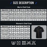 Veste de Chef Personnalisée avec Logo 100% Coton Résistante à la Décoloration Anti-Boulochage Broderie Uniforme pour Chaîne de Restaurants MOQ100