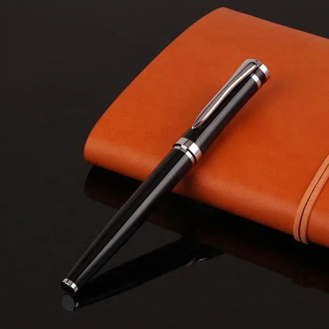 קלאסי קידום מכירות מתנת עט חתימת Rollerball יוקרה מתכת בכיר עטים עם לוגו מותאם אישית