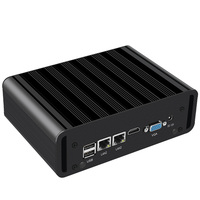 PC Mini Industri X31G 2x COM RS232 RS485 Intel N100 Celeron J6412 N2840 J4125 J1900 i3-5005U i5-5200U i7-4600U Windows Linux