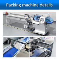 Emballage automatique multifonctionnel pour gaufrettes, sandwichs, biscuits, craquelins, snacks de forme régulière, sachets oreillers, produits chimiques et vêtements