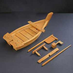 Bateau en bois écologique de <span class=keywords><strong>sushi</strong></span> pour le restaurant ou le service de traiteur - Product Image 3