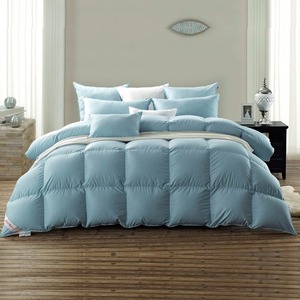 En gros 60% Blanc <span class=keywords><strong>Duvet</strong></span> <span class=keywords><strong>de</strong></span> <span class=keywords><strong>canard</strong></span> Couette 100% Naturel Coton Tissu Couette <span class=keywords><strong>edredon</strong></span> reine Haute Densité Tissu Couette - Product Image 1