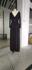 Abito <span class=keywords><strong>da</strong></span> <span class=keywords><strong>Donna</strong></span> alla Moda a Maniche Lunghe, Sexy con Scollo a V Profondo, Vestito <span class=keywords><strong>da</strong></span> Sera di Alta Qualità, Abito <span class=keywords><strong>da</strong></span> <span class=keywords><strong>Damigella</strong></span> - Product Image 5