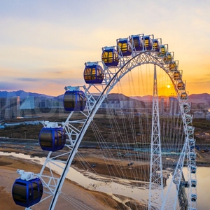 Bánh xe đu quay khổng lồ 88M đi xe thiết bị công viên giải trí lớn để xây dựng điểm thu hút người lớn - Product Image 1