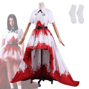 Costume de cosplay Nanno Red White Gradient Dress de la série Girl From Nowhere, tenue de cosplay d'anime et de drama thaïlandais pour femmes, vente en gros - Product Image 1