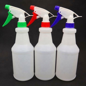 <b>Plastic</b> <b>Spray</b> <b>Bottles</b> 32 Oz Roll on Sealing White Cap Gold Stamp Printing Cylinder Shape Household Cleaning Empty Water <b>Bottle</b> - Product Image 2