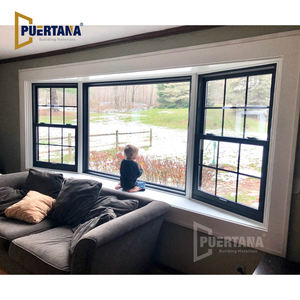 Finestra a scomparsa singola in alluminio in stile americano per una piccola casa - Product Image 2