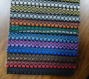 Tissu en polyester à motif pied-de-poule, imperméable, tricoté, lin grossier uni, pour couture artisanale DIY, vêtements, sacs, revêtement de canapé, vente en gros - Product Image 5