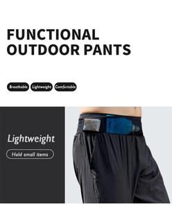 Pantalon de jogging pour hommes, séchage rapide, en polyester, vente en gros, personnalisé, coupe ajustée, pour l'entraînement - Product Image 4