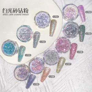 Manufacturing In Bulk Sales Glitter Reflective Diamond Powder Pigment For Crafts