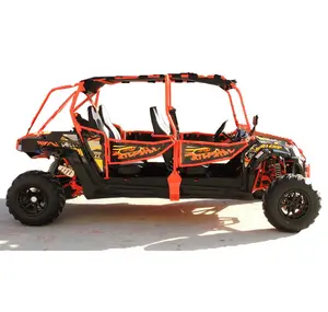 Produto novo 4 rodas motocicleta gasolina lado por lados 400cc utv 4 assentos buggy quad 4x2 4x4