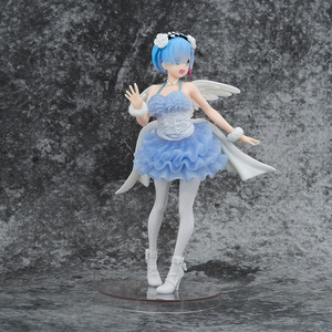 Figurine d'action en PVC de Ram Rem, Robe de Mariée, Anime, Modèle <span class=keywords><strong>Re</strong></span> <span class=keywords><strong>Zero</strong></span>, Collection, Accessoires de Voiture, Jouet, Cadeau, Vente en Gros - Product Image 2