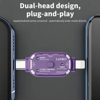 Lanrui V587 Boîtier d'ingénierie DFU : Outil de récupération pour iPhone et Android, réinitialisation du bootloader en un clic, mode flash, double tête