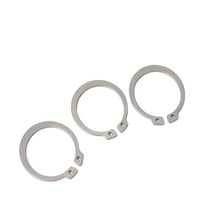 OEM Choice M8-M18 SS304 Stainless Steel Shaft Restraint Motor Hardware Spring Tension External Retaining Ring Washer