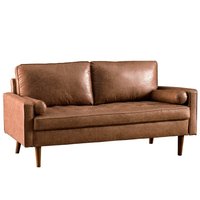 Canapé-lit moderne en tissu 2 places convertible avec siège rembourré, futon pliable pour hôtel, chambre à coucher, salon