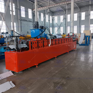 Cho bán kim loại 400 mô hình sườn núi nắp mái ngói lạnh cuộn làm máy móc tùy chỉnh thép góc mái sườn núi cap - Product Image 2