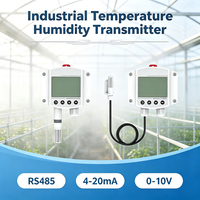 Transmetteur de température et d'humidité industriel de haute précision, affichage LCD, sortie RS485 Modbus RTU 4-20mA