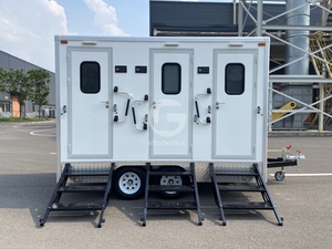 2025 Remorque de luxe portable d'extérieur VIP avec toilettes et douche mobiles, dotée d'une fonction de salle de bain et de douche automobile - Product Image 2