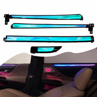 Éclairage intérieur et d'ambiance pour Lexus ES 2018-2025, haut-parleur lumineux d'ambiance pour voiture, éclairage d'ambiance pour l'espace des pieds de la voiture