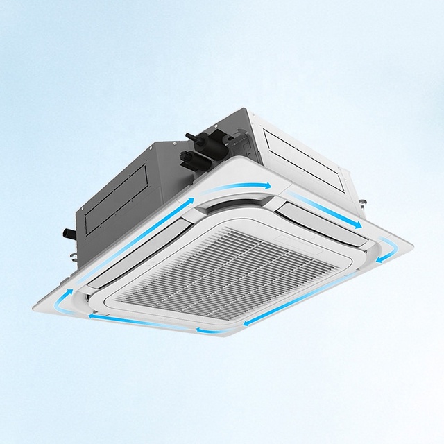 Puremind Light Commercial Air Conditioner Cassette Type Fan Coil Unit 18000-36000 Btu Cassette Air Conditioners T3 HVAC System