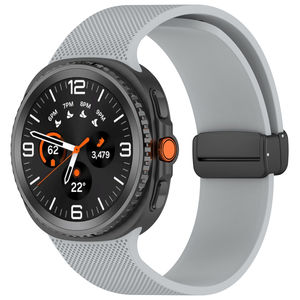 Bracelet en silicone magnétique pour <span class=keywords><strong>Samsung</strong></span> Galaxy <span class=keywords><strong>Watch</strong></span> 8 44mm 40mm Bracelet de sport pour Galaxy <span class=keywords><strong>Watch</strong></span> 8 <span class=keywords><strong>Classic</strong></span> 46mm Band - Product Image 5