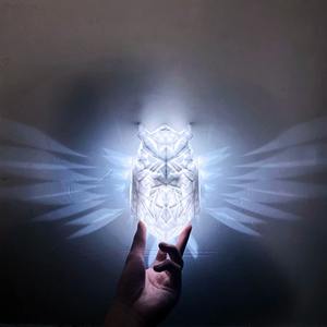 Lámpara de Pared Moderna con Forma de Búho y Águila, Proyector de Atmósfera, Aplique de Luz con Cuerpo Impreso en 3D, Decoración para el Hogar, Iluminación Animal - Product Image 3
