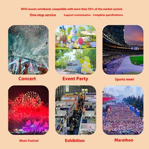 Personalizzabile trasferimento termico NFC braccialetto bibbia sillaba elettrica con Mini Tag 13.56MHz PVC elastico RFID braccialetto per lo sport - Product Image 4