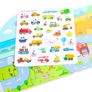 Thạch Tái Sử Dụng Đầy Màu Sắc Phát Hành Dễ Thương Trẻ Em Sticker Cuốn Sách Ma Thuật Màu Trẻ Em Phát Hành Hoạt Động Tái Sử Dụng Sticker Cuốn Sách - Product Image 6