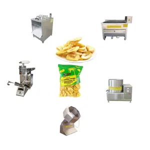 Taze muz cips üretim hattı muz cips muz cips yapma makinesi